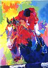 Leroy Neiman Olympic Jumper painting